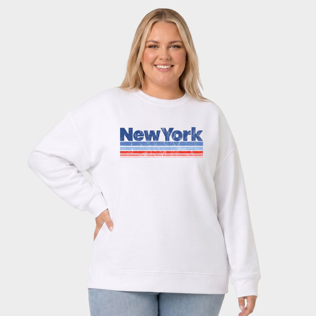 New York Retro Stripes - Women's Plus Sized Graphic product image 1