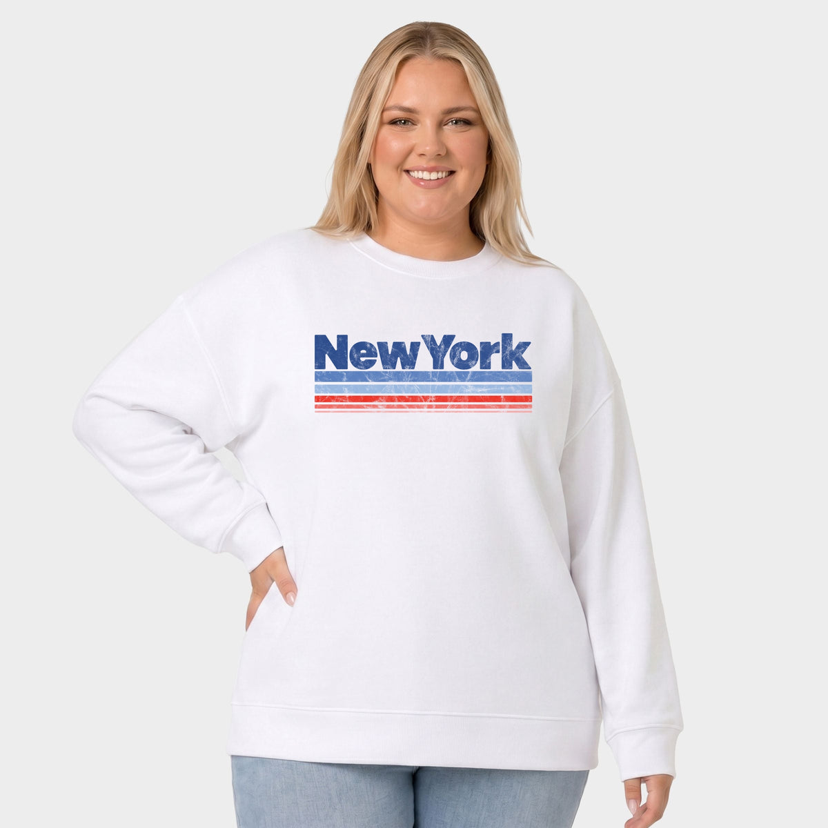 New York Retro Stripes - Women's Plus Sized Graphic product image 1