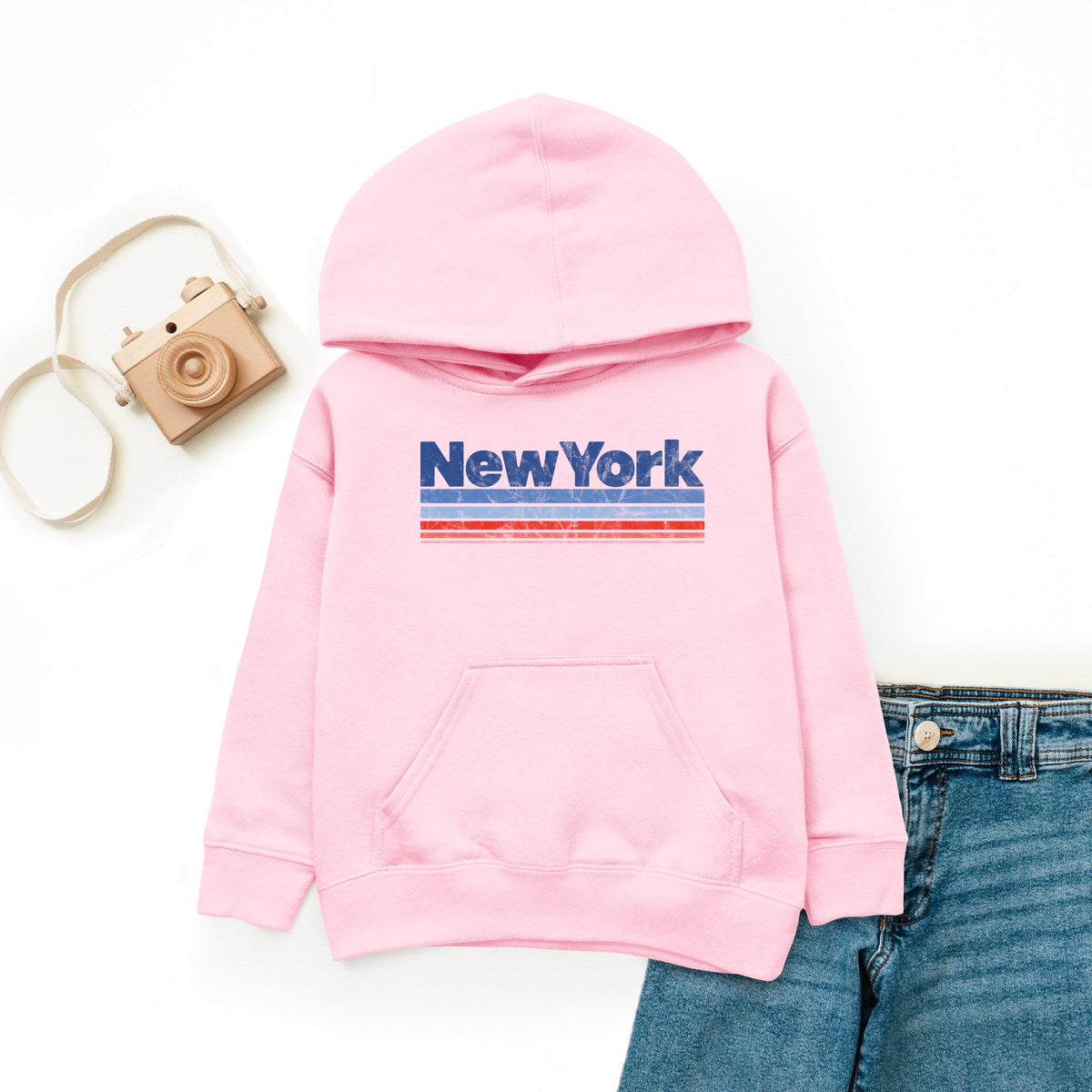 New York Retro Stripes - Youth Graphic Hoodie product image 7