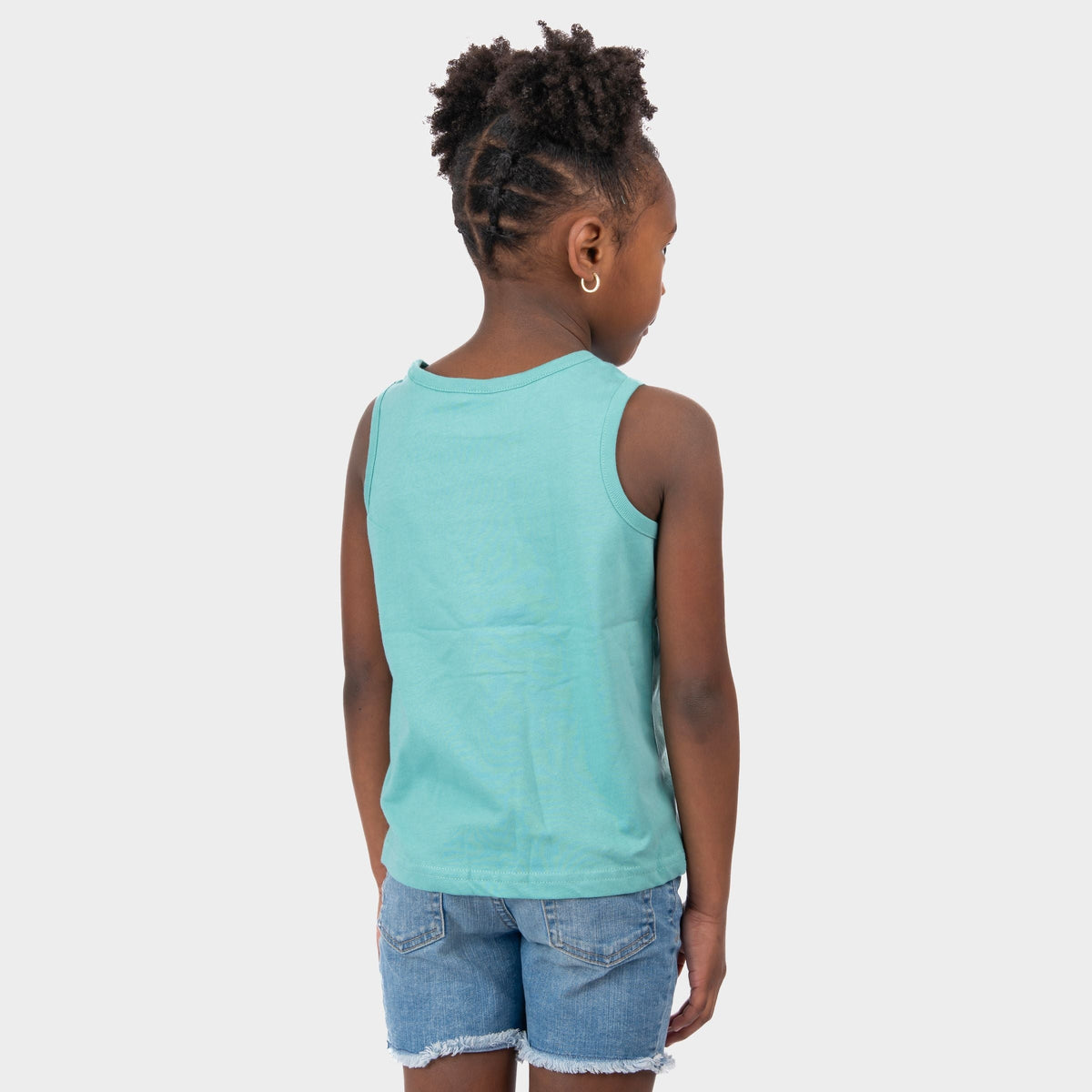 Sicily Fish Market Puff Print - Youth Tank Top