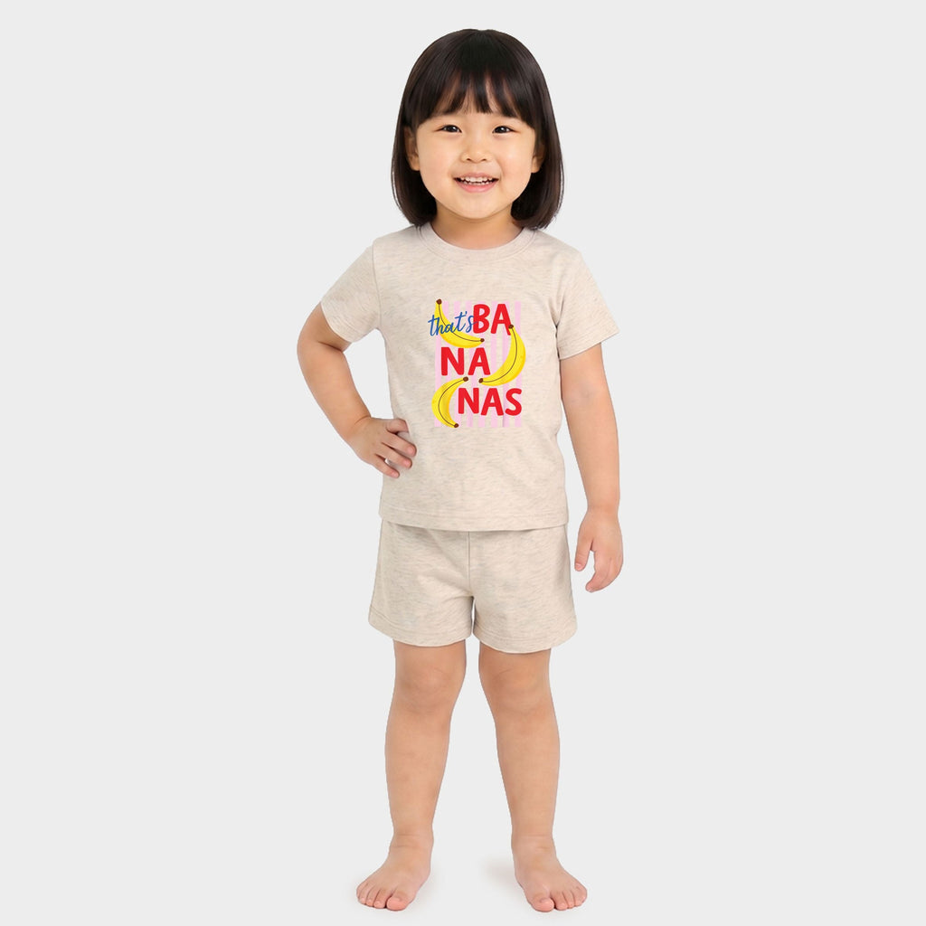 That's Bananas Stripes - Toddler Crew Shorts Set product image 1