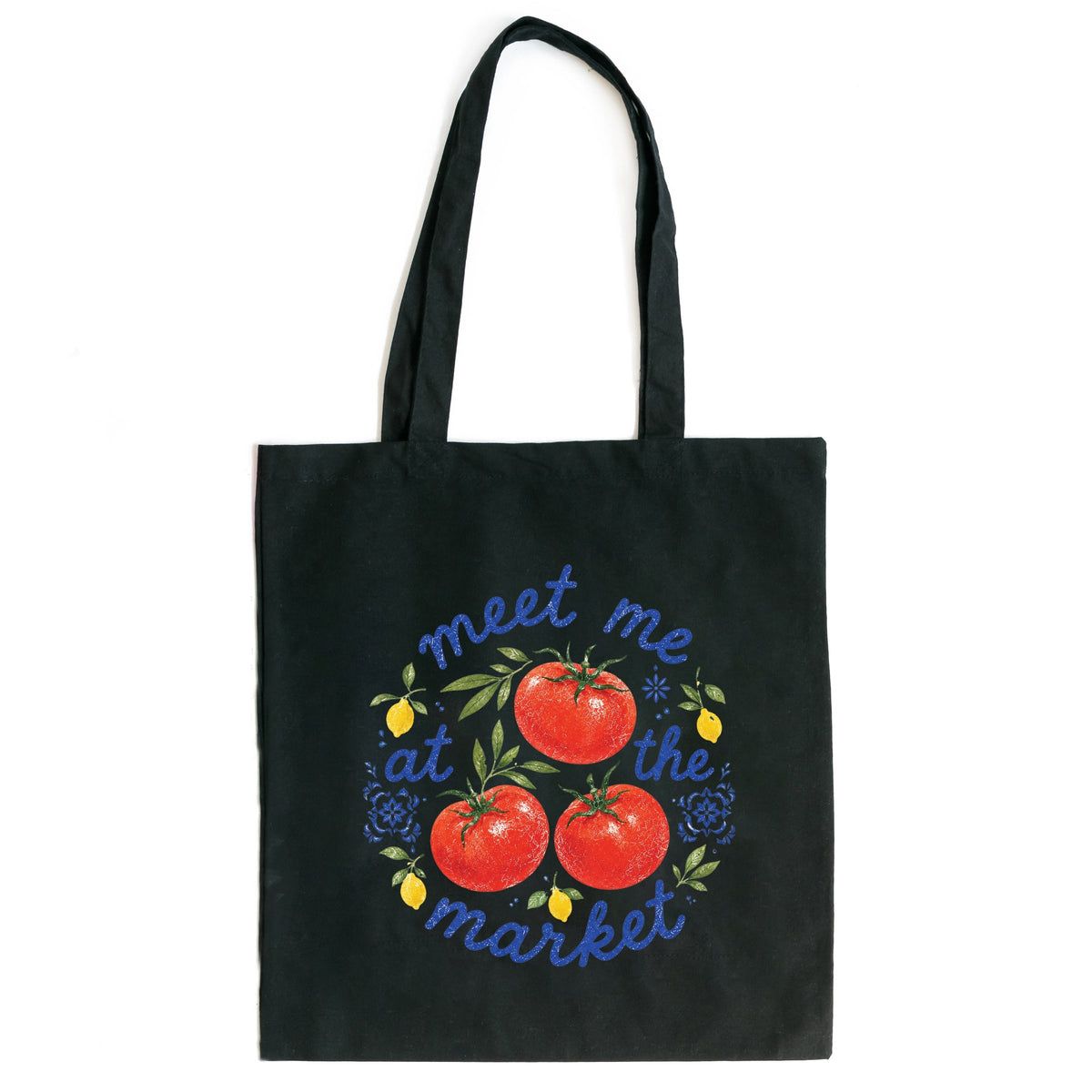 Meet Me at the Market Tomatoes - Canvas Tote
