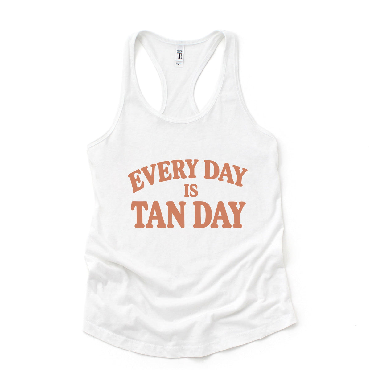 Every Day Is Tan Day - Women's Graphic Racerback Tank Top