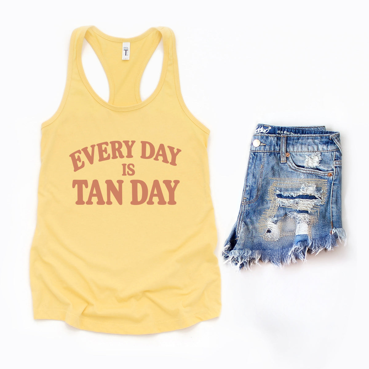 Every Day Is Tan Day - Women's Graphic Racerback Tank Top