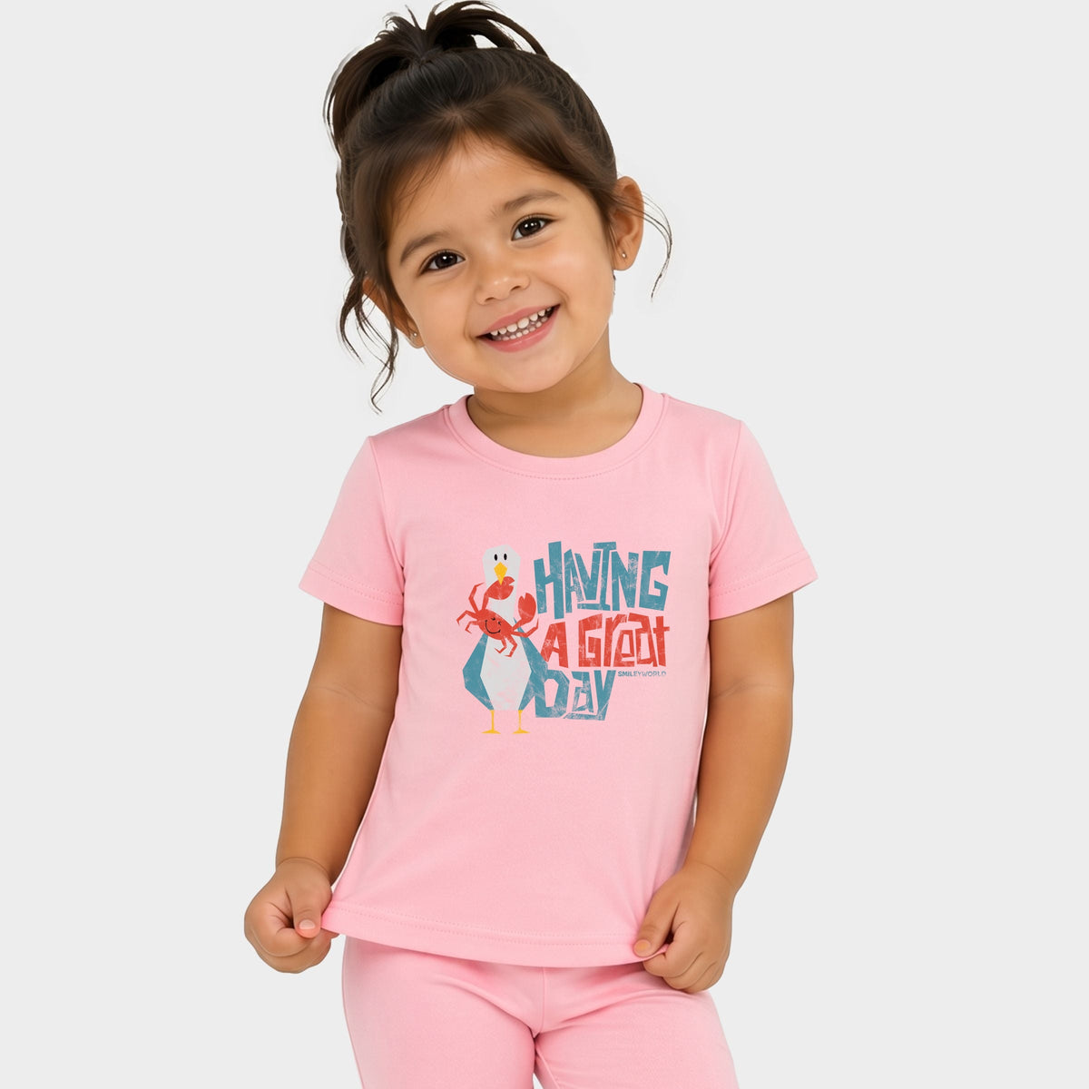 SmileyWorld Having A Great Day - Toddler Crew Shorts Set product image 4