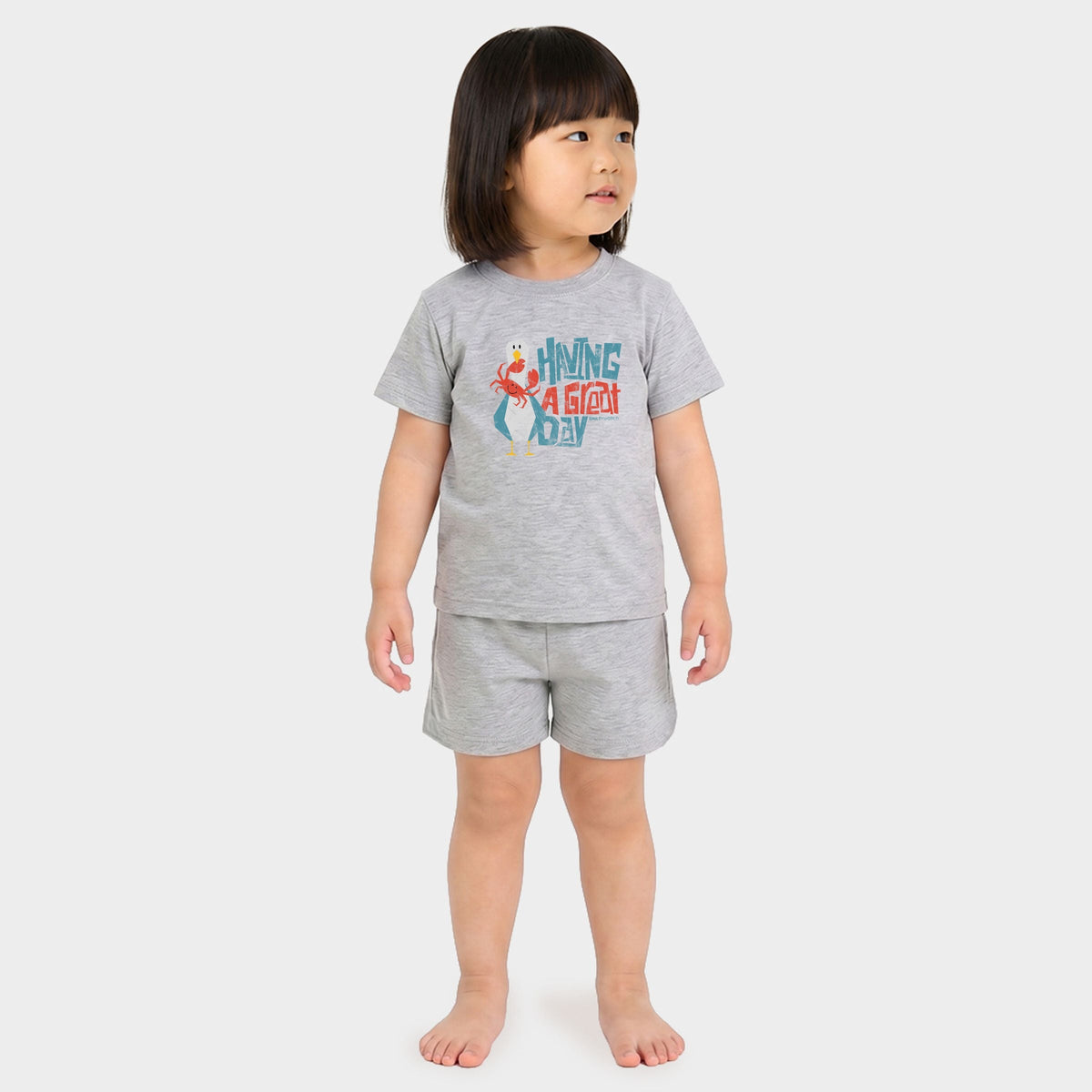 SmileyWorld Having A Great Day - Toddler Crew Shorts Set product image 1