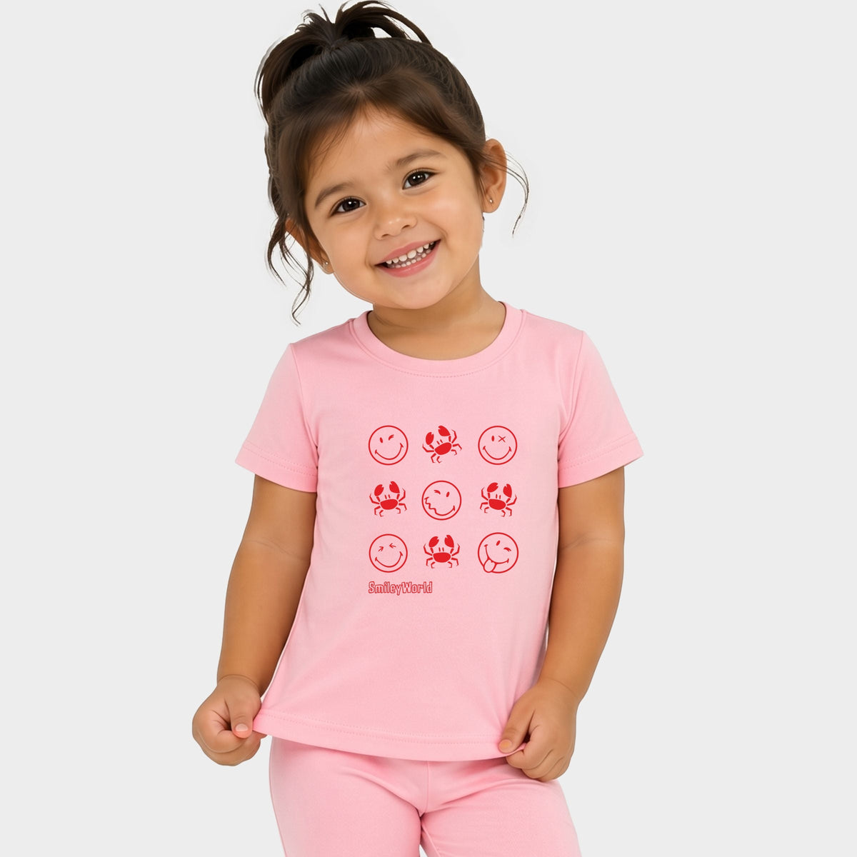 SmileyWorld Crabby Grid - Toddler Crew Shorts Set product image 1