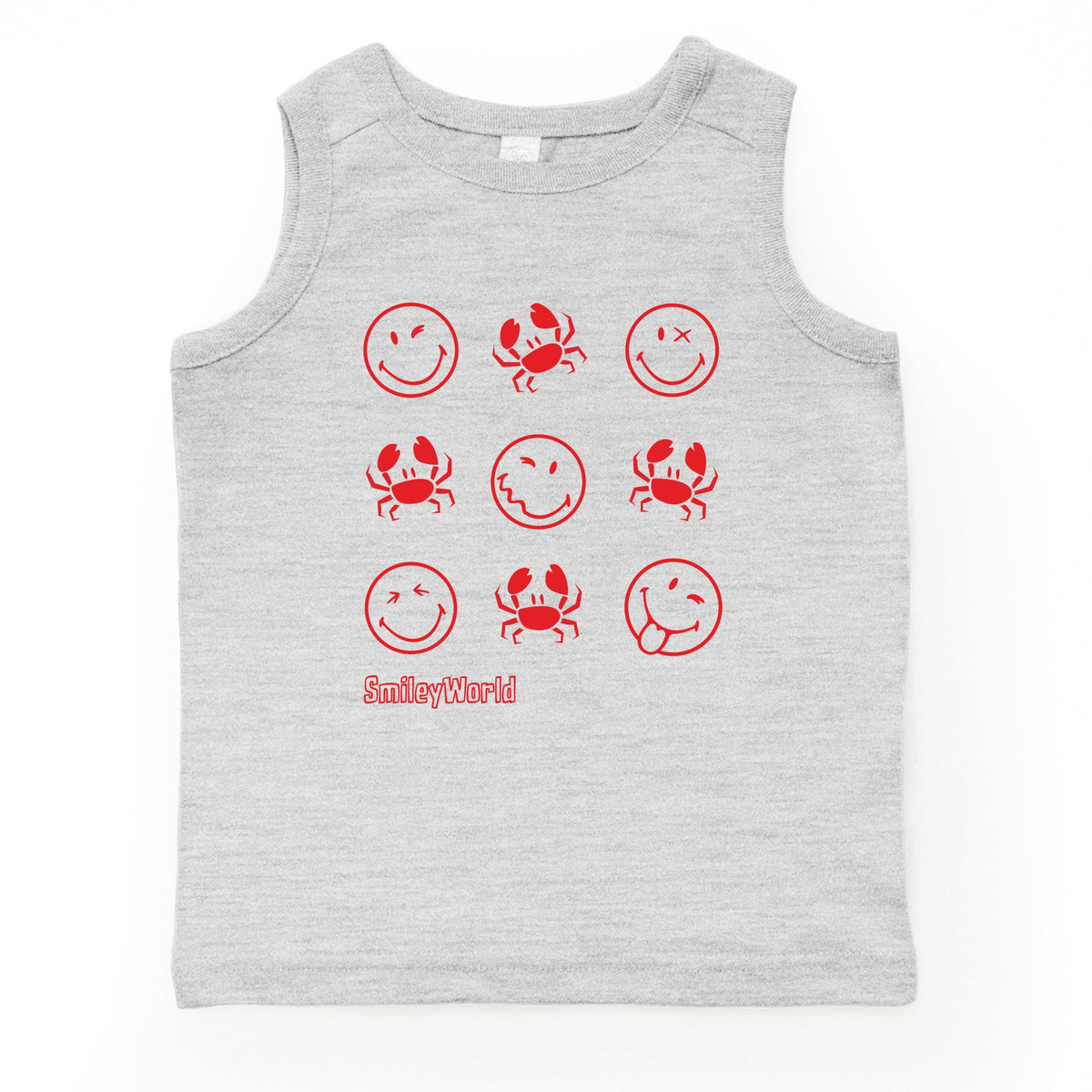 SmileyWorld Crabby Grid - Toddler Graphic Tank