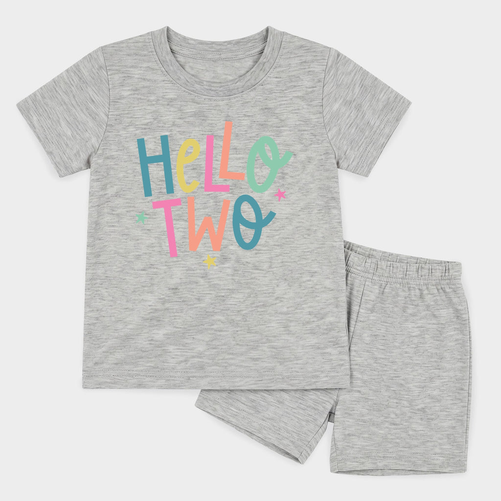 Hello Two Stars - Toddler Crew Shorts Set product image 12