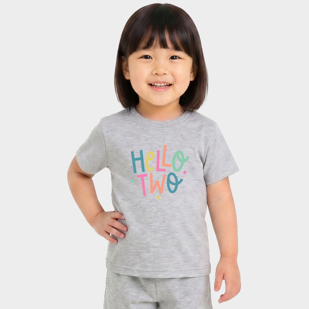 Hello Two Stars - Toddler Crew Shorts Set product image 1