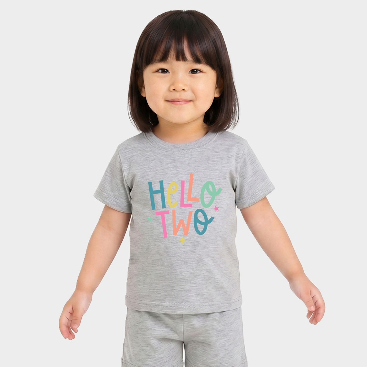 Hello Two Stars - Toddler Crew Shorts Set product image 2