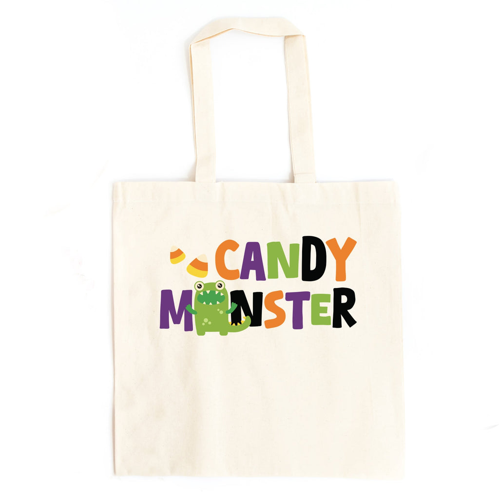Candy Monster Colorful - Canvas Tote