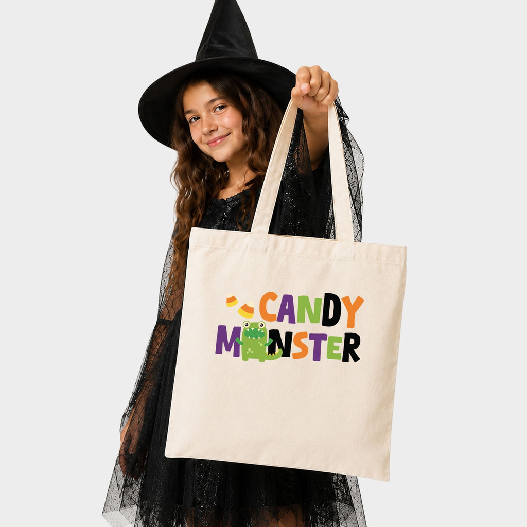 Candy Monster Colorful - Canvas Tote