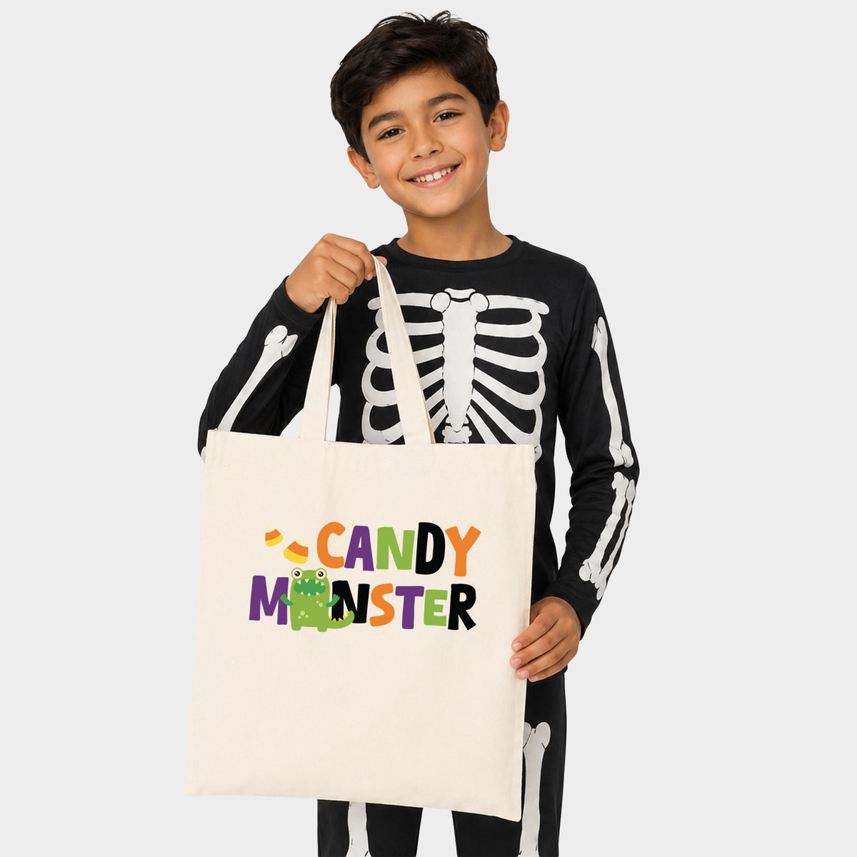 Candy Monster Colorful - Canvas Tote