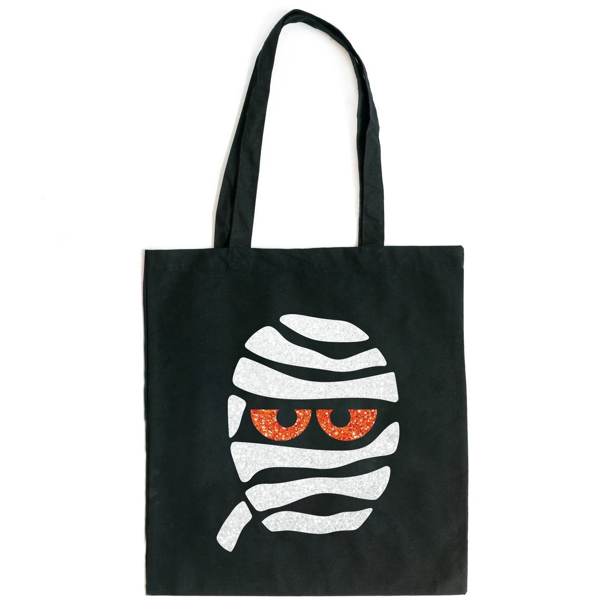 Mummy Face Glitter - Canvas Tote