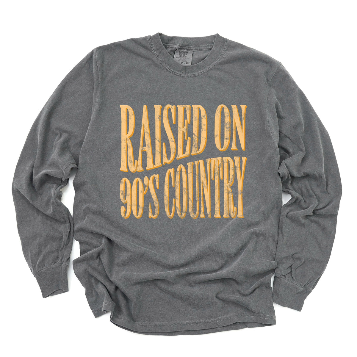 Raised on 90s Country Distressed - Women's Garment Dyed product image 2