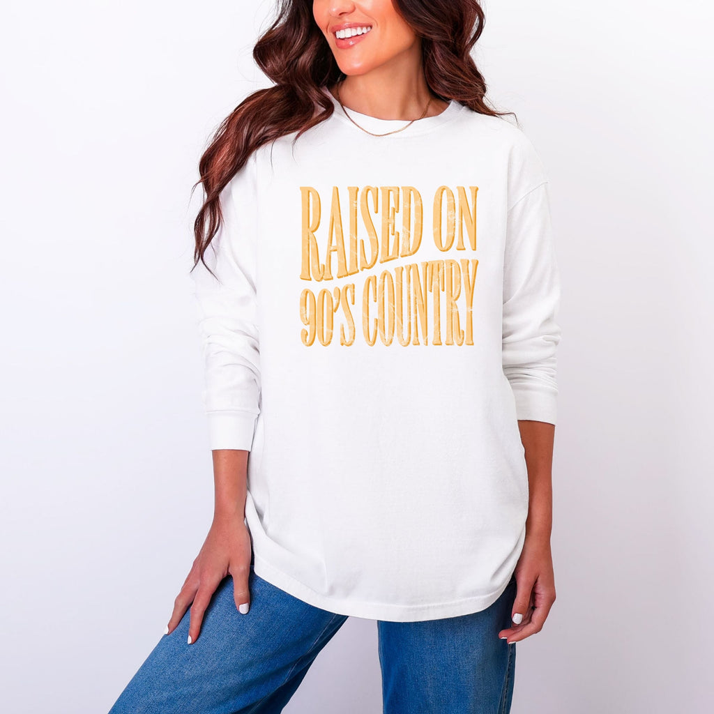 Raised on 90s Country Distressed - Women's Garment Dyed product image 12