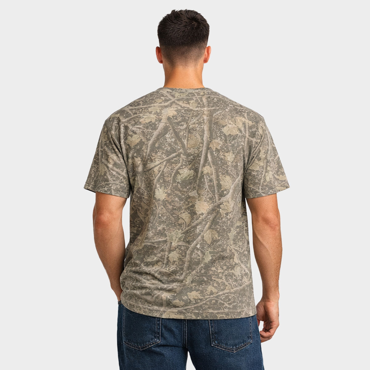 Raised on 90s Country Distressed - Men's Heavyweight Camo product image 3
