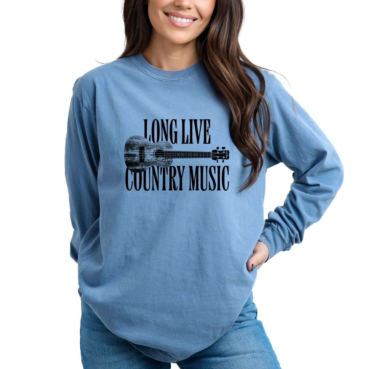 Long Live Country Music - Women's Garment Dyed Sleeve product image 4