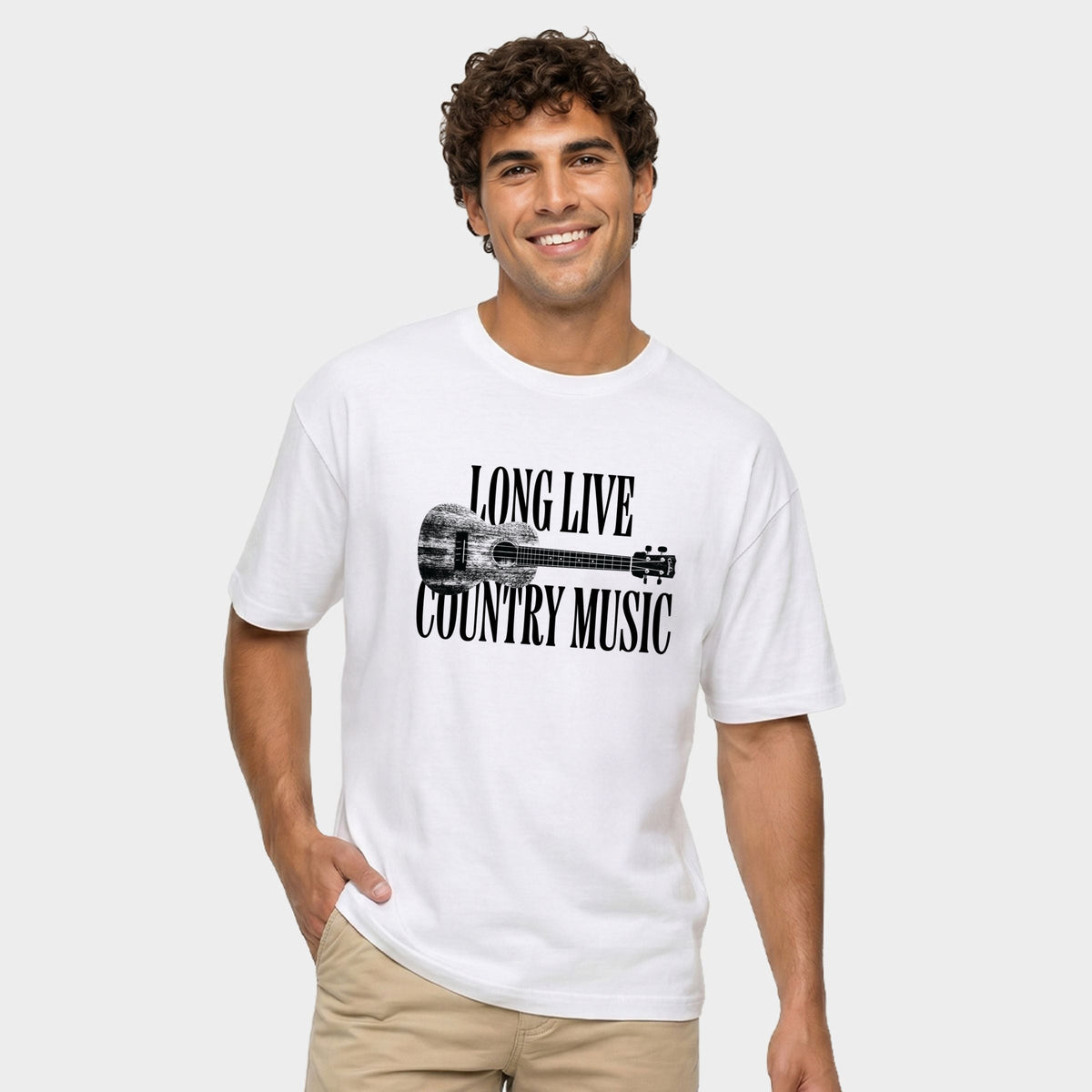Long Live Country Music - Men's Garment Dyed Graphic T-Shirt product image 2