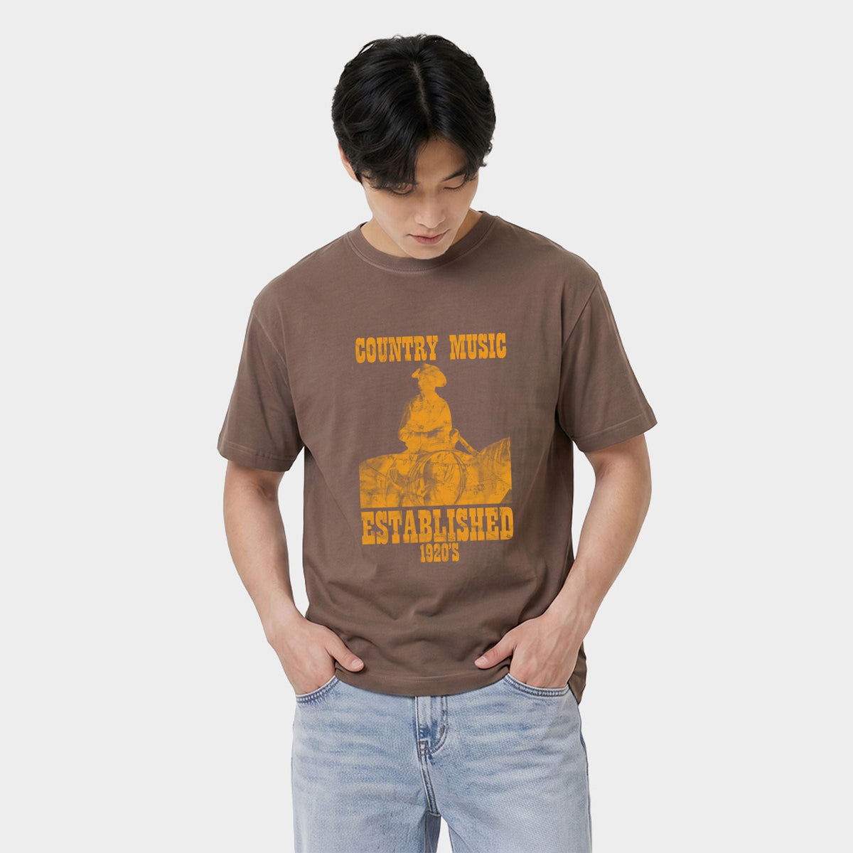 Country Music EST 1920s - Men's Garment Dyed Graphic T-Shirt product image 2