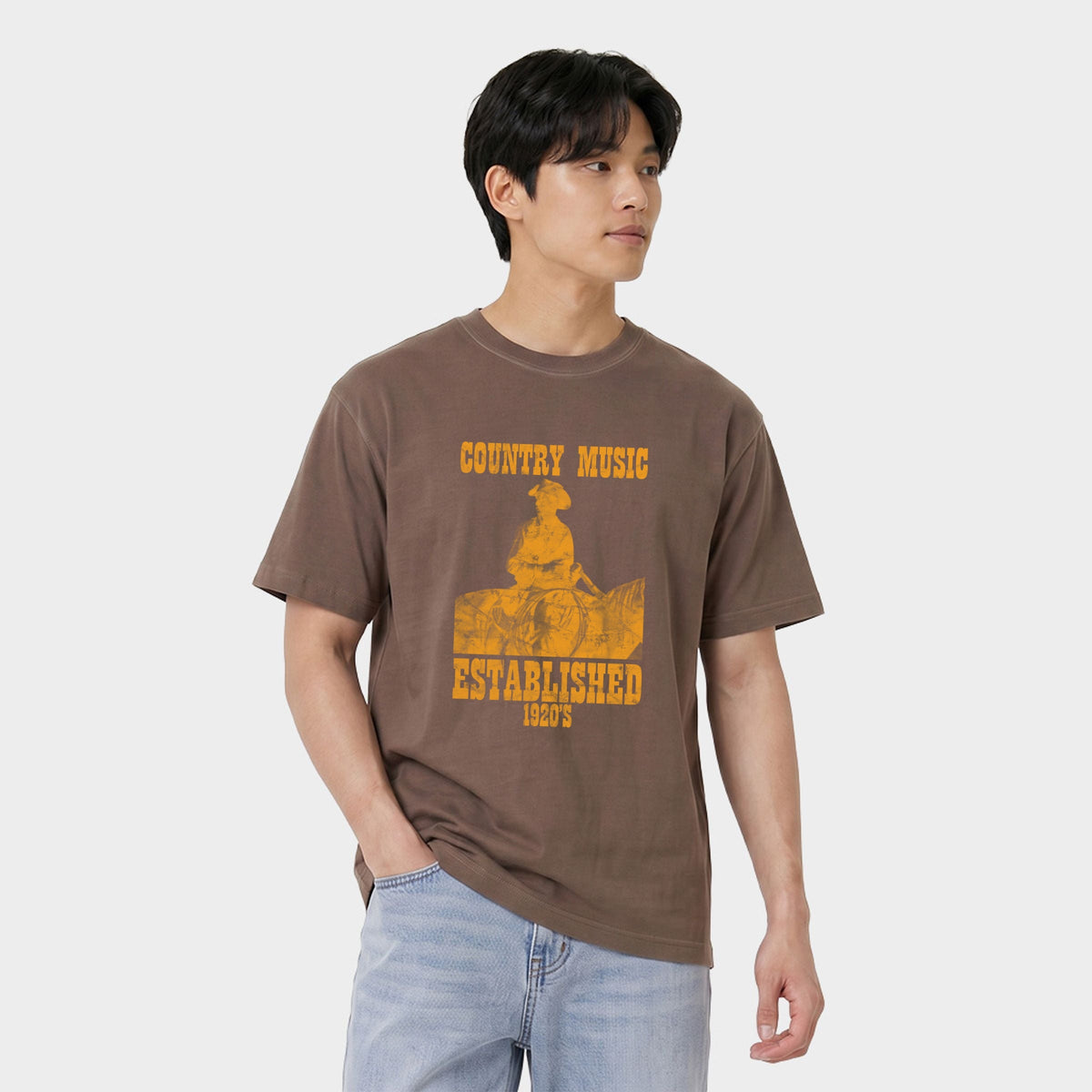 Country Music EST 1920s - Men's Garment Dyed Graphic T-Shirt product image 1