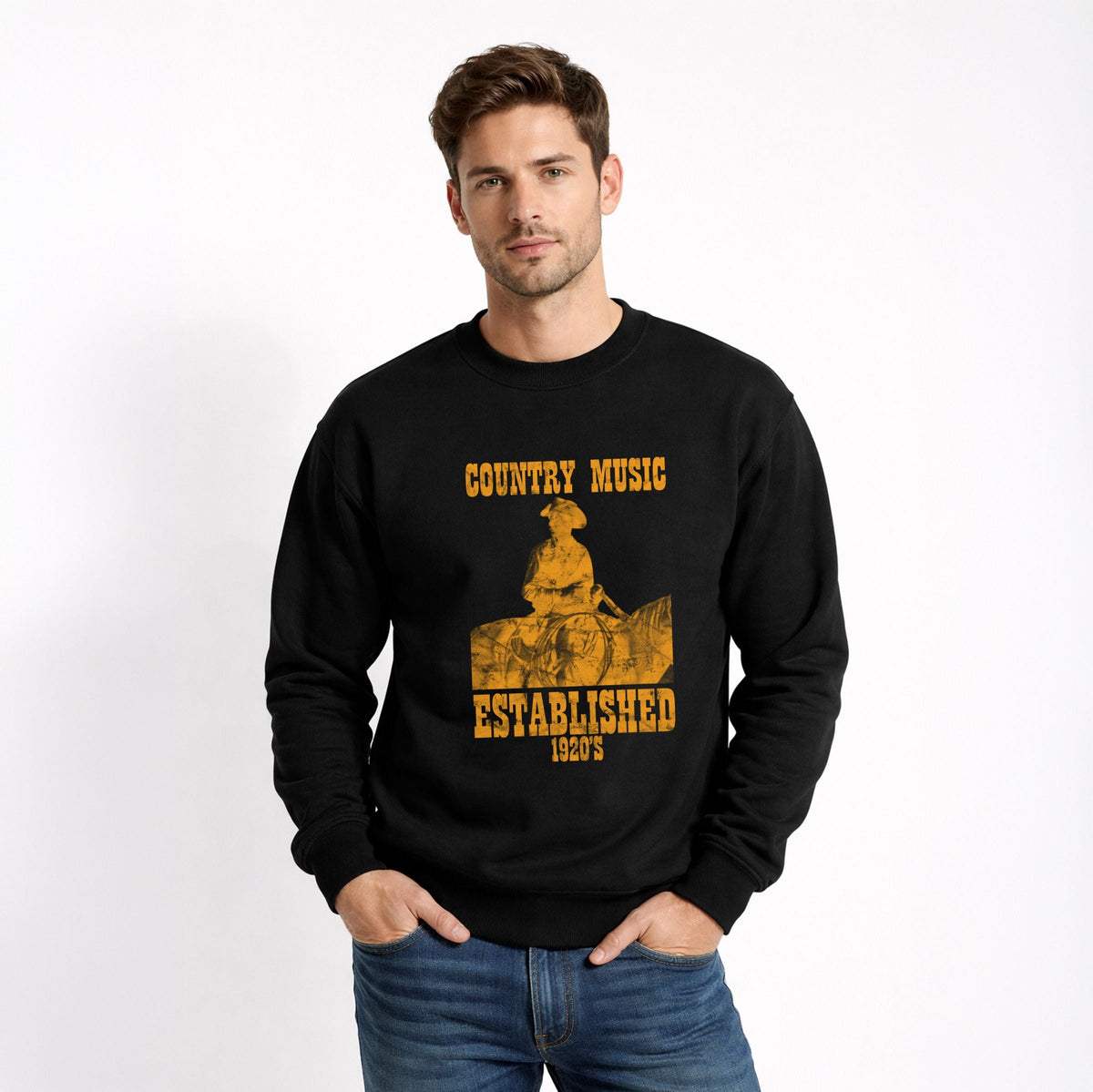 Country Music EST 1920s - Men's Graphic Sweatshirt product image 1