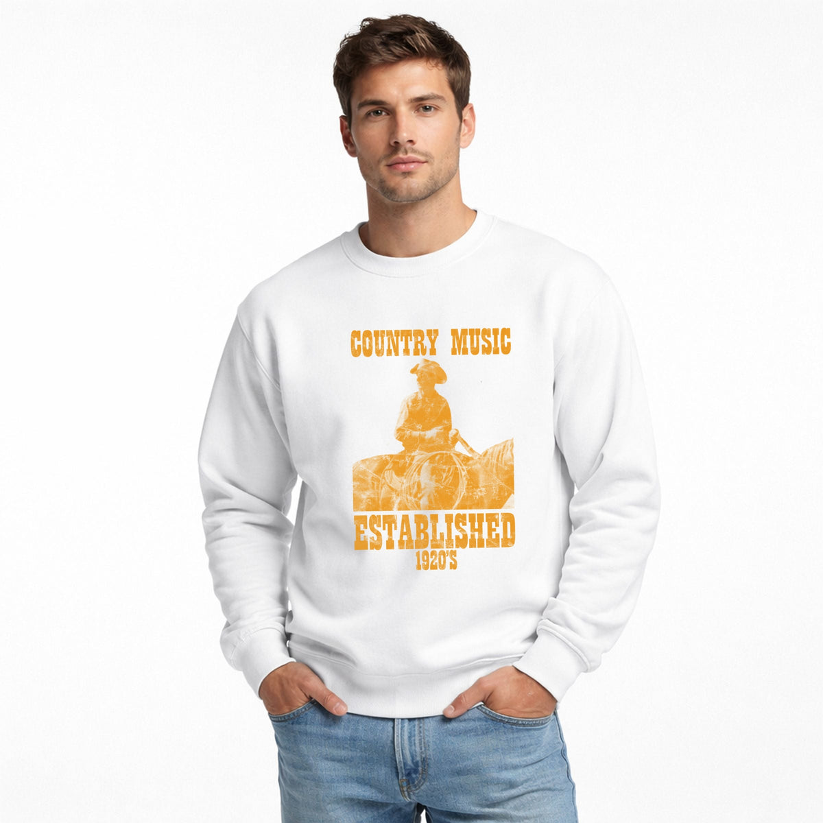 Country Music EST 1920s - Men's Graphic Sweatshirt product image 5