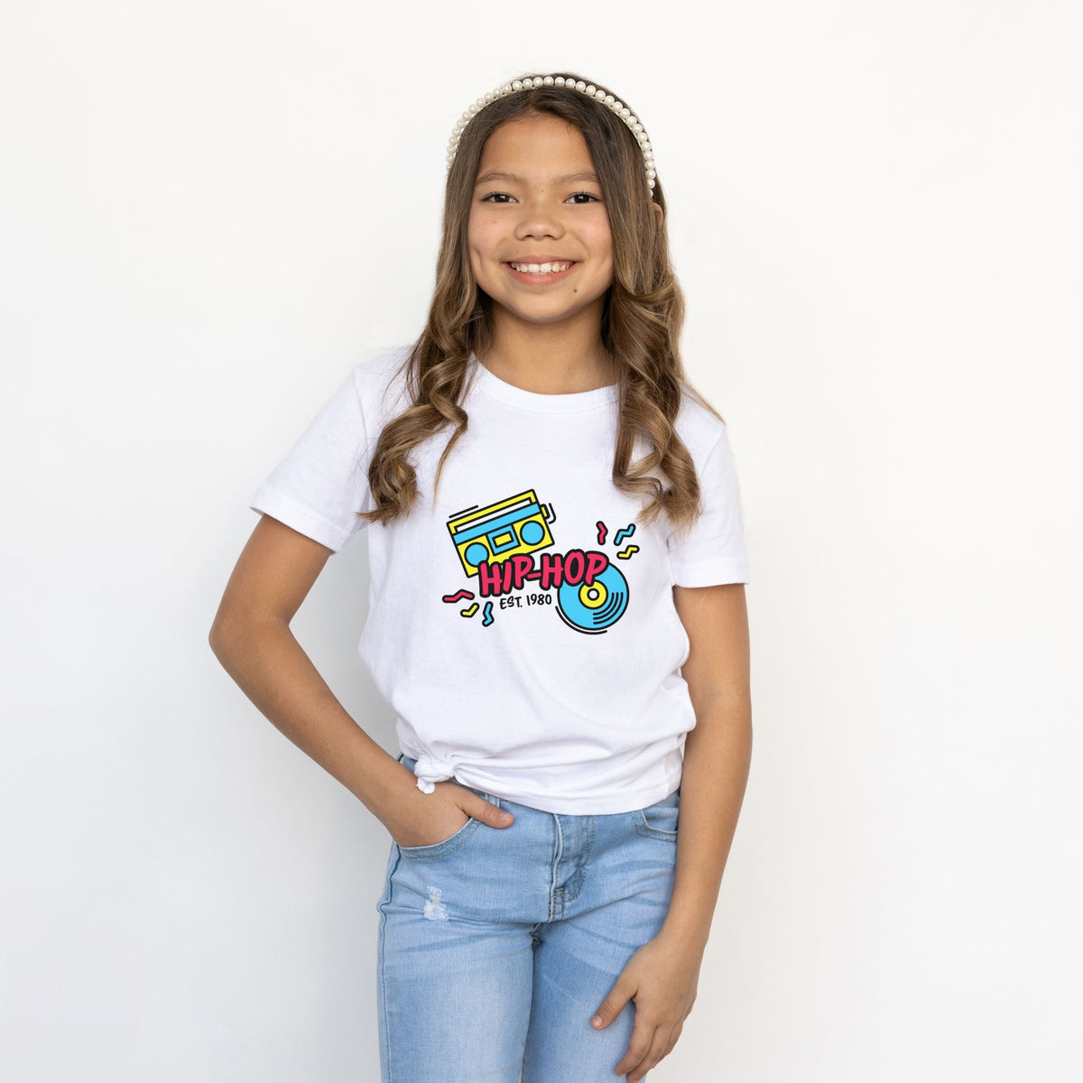 Neon Hip Hop - Youth Short Sleeve Graphic T-Shirt product image 1