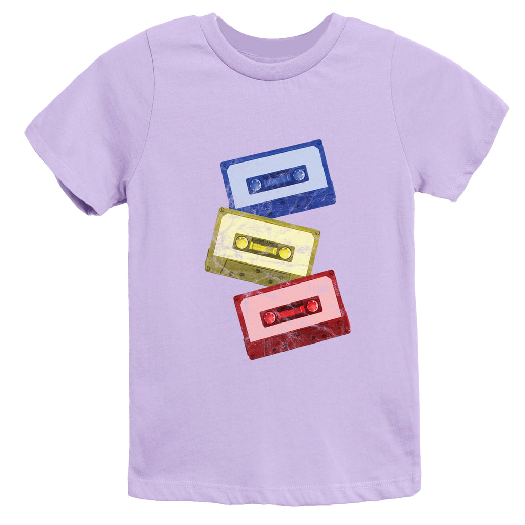 Cassette Tape Stack - Youth Short Sleeve Graphic T-Shirt product image 2