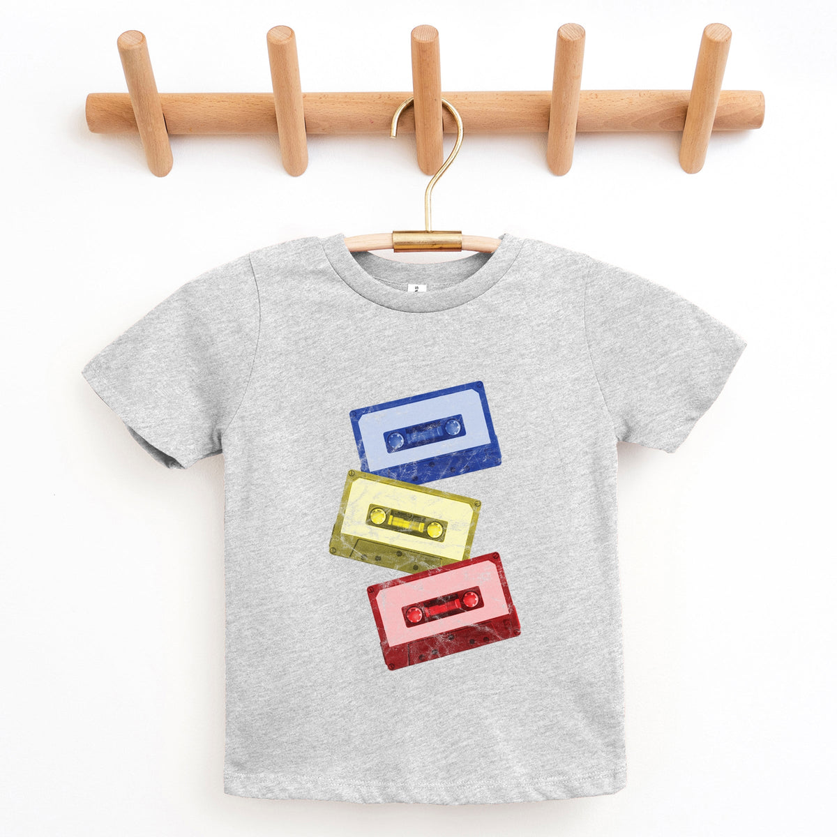 Cassette Tape Stack - Youth Short Sleeve Graphic T-Shirt product image 4