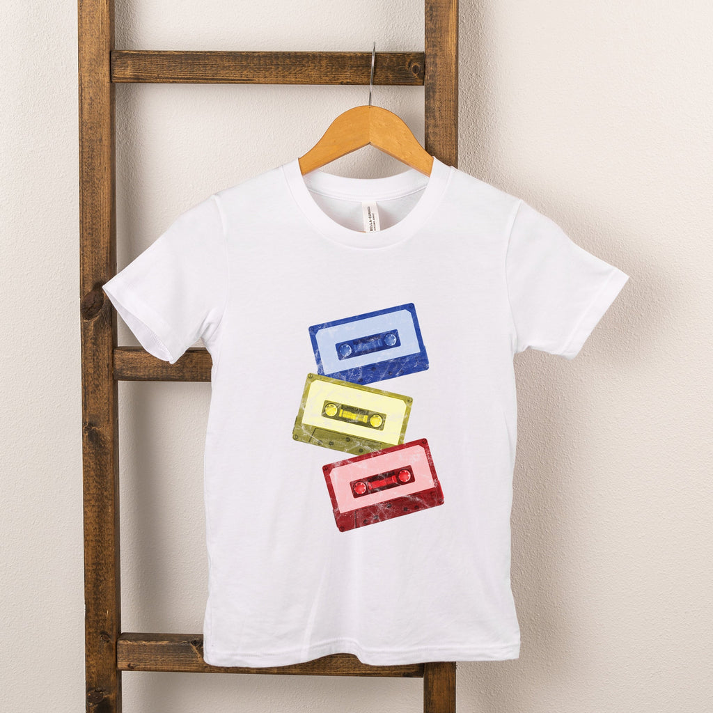 Cassette Tape Stack - Youth Short Sleeve Graphic T-Shirt product image 9