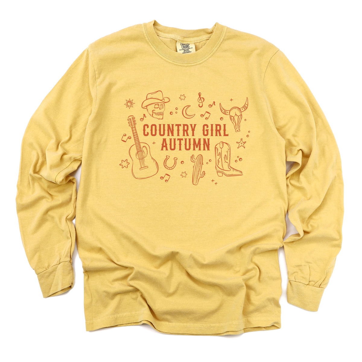 Country Girl Autumn - Women's Garment Dyed Long Sleeve product image 5