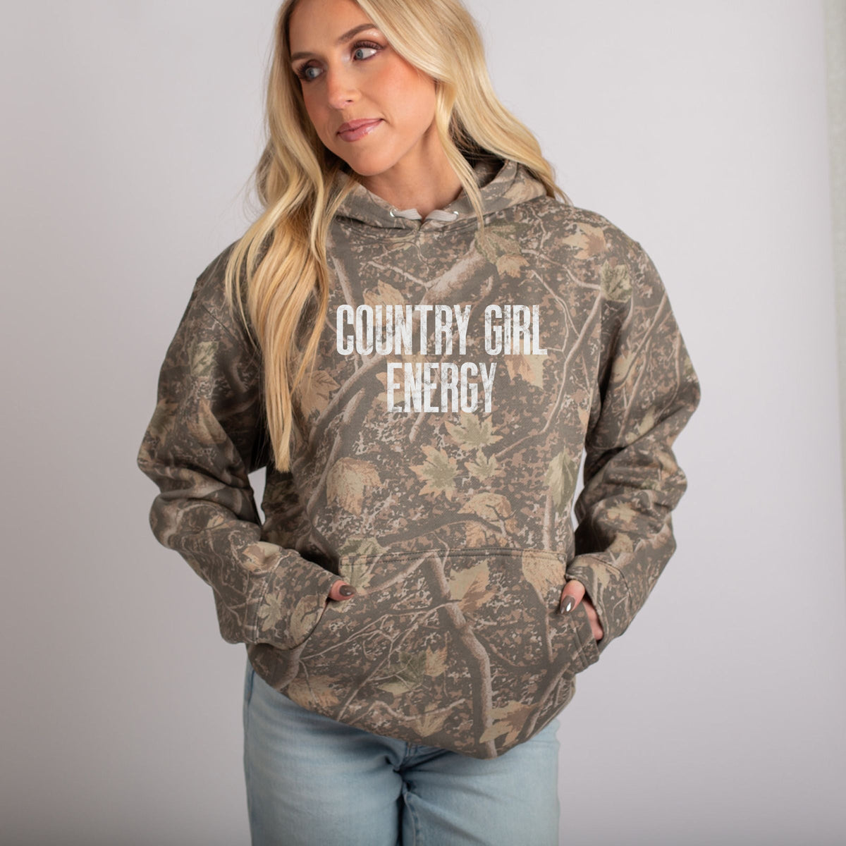 Country Girl Energy - Women's Camo Hoodie product image 2