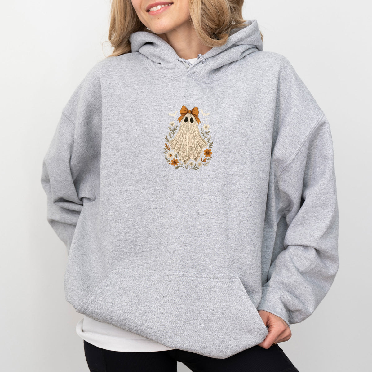 Coquette Lace Ghost - Women's Graphic Hoodie product image 3