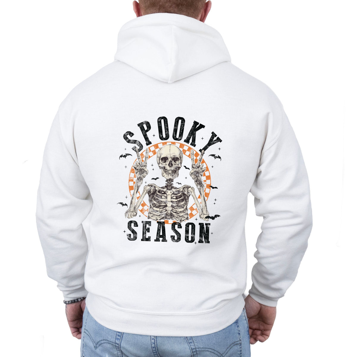 Peace Sign Skeleton - Men's Graphic Hoodie product image 3