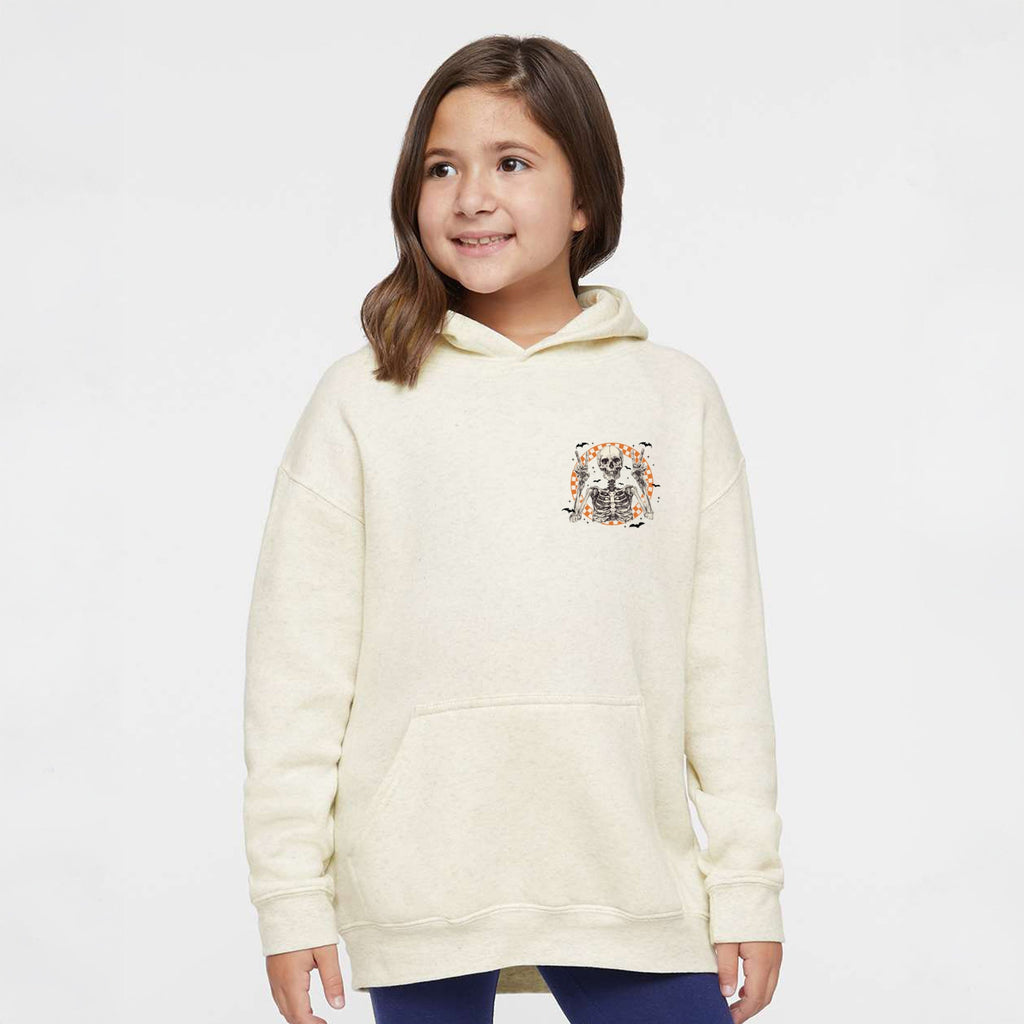 Peace Sign Skeleton - Youth Graphic Hoodie product image 3