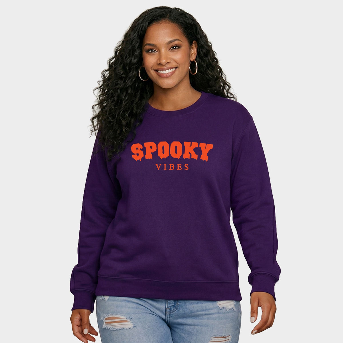 Spooky Vibes Puff Print - Women's Graphic Sweatshirt product image 4