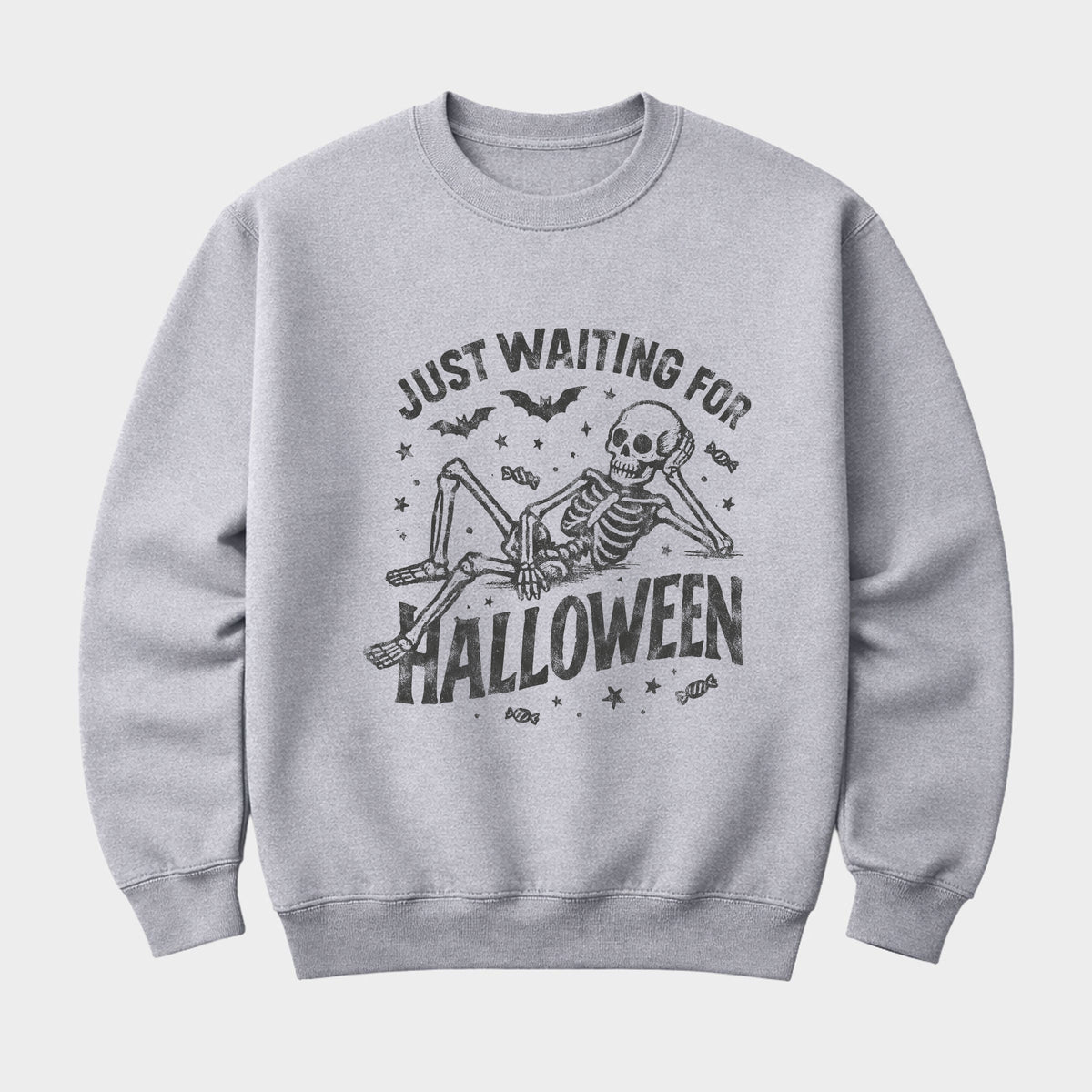 Just Waiting For Halloween Skeleton - Men's Graphic product image 2