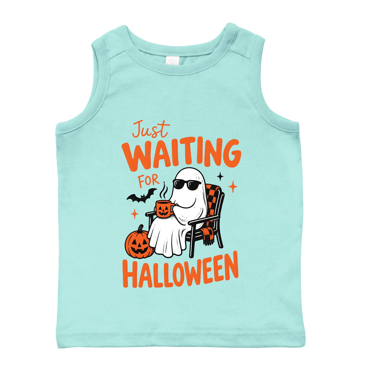 Just Waiting For Halloween Ghost - Toddler Graphic Tank