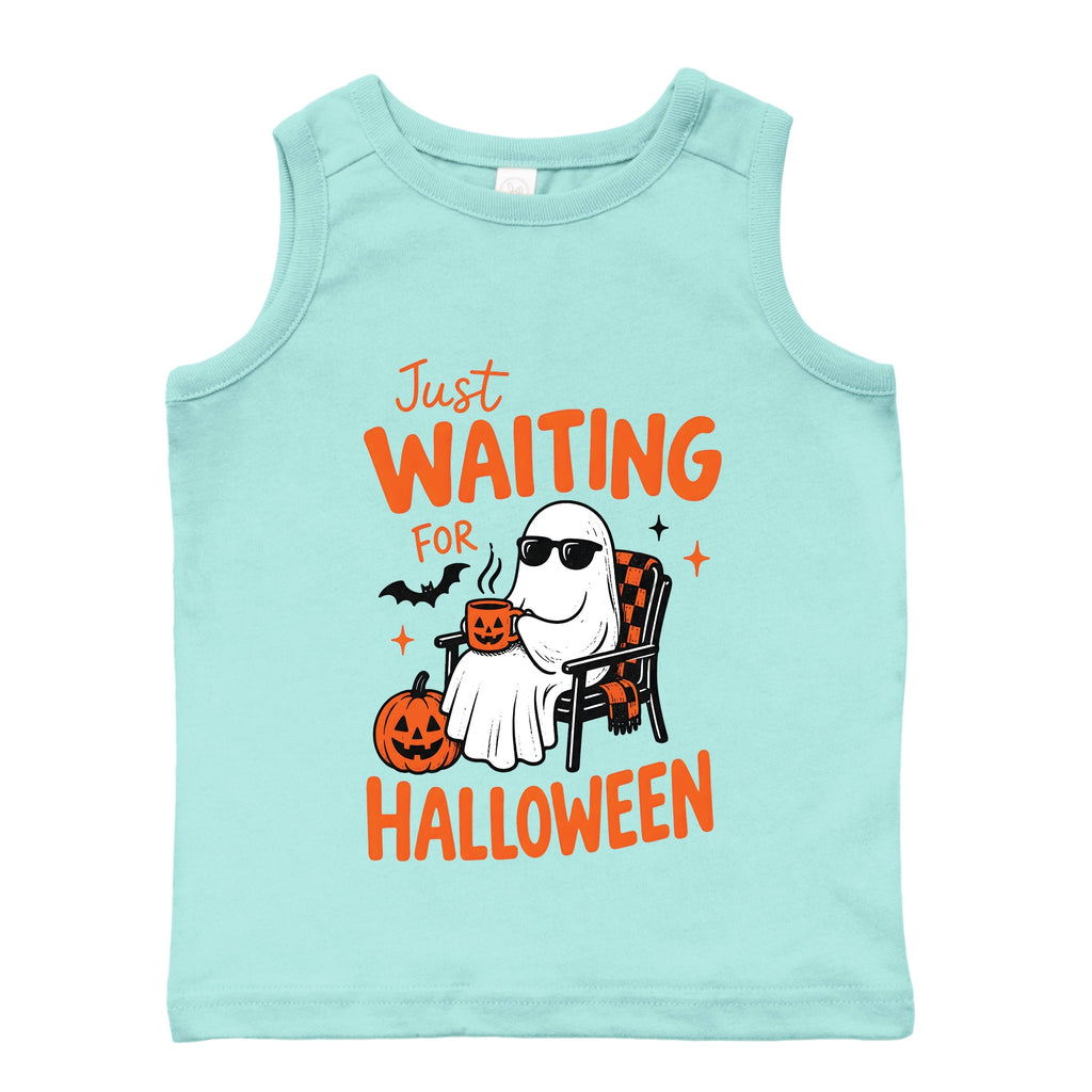 Just Waiting For Halloween Ghost - Toddler Graphic Tank