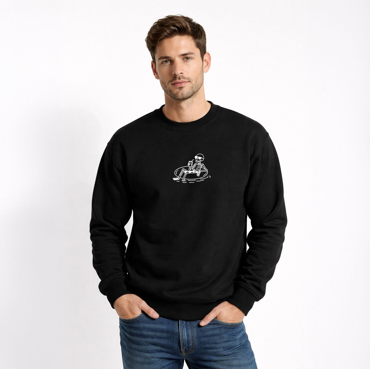 Floating Skeleton - Men's Graphic Sweatshirt product image 7