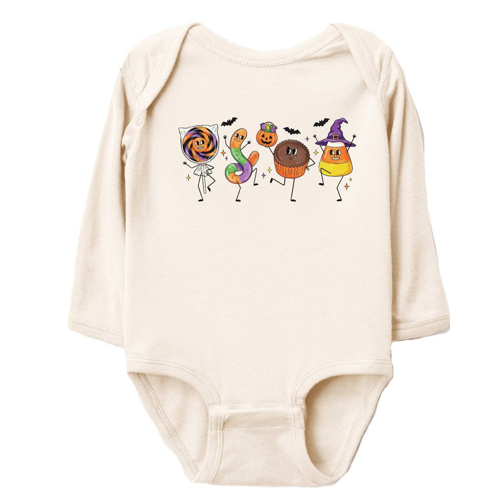 Candy Stick Figures - Infant Long Sleeve Bodysuit