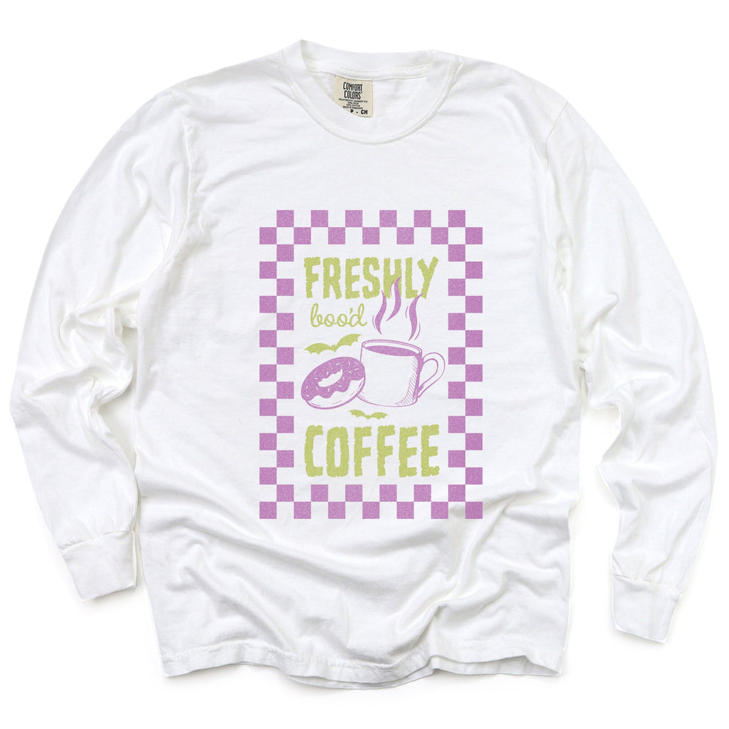 Freshly Boo'd Coffee - Women's Garment Dyed Long Sleeve product image 8