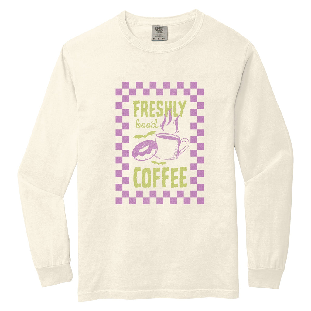 Freshly Boo'd Coffee - Women's Garment Dyed Long Sleeve product image 5