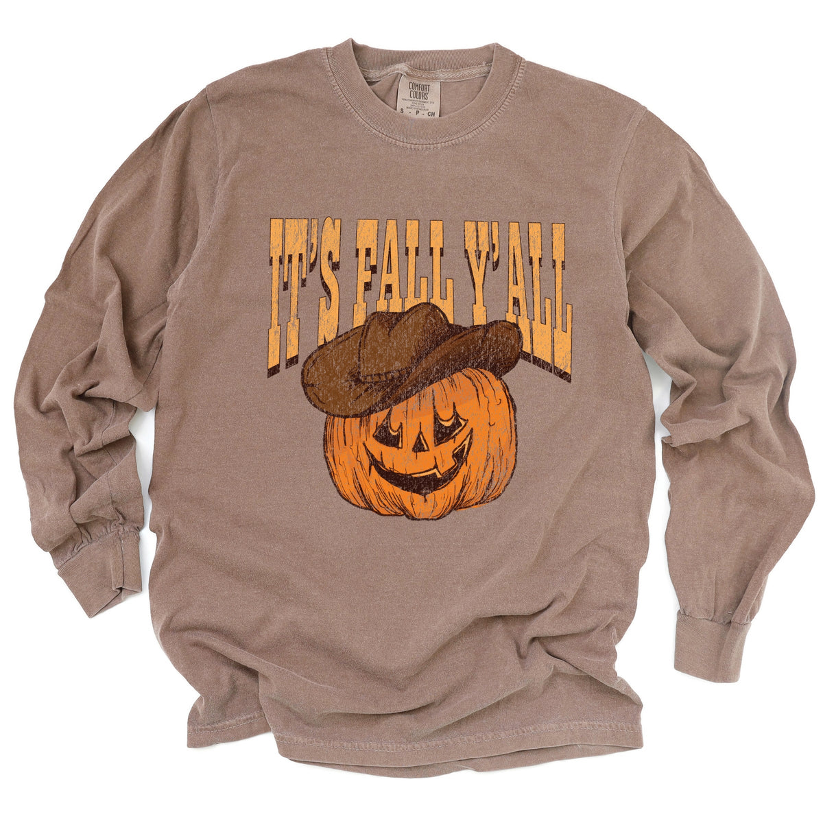 It's Fall Y'all Jack-O-Lantern - Women's Garment Dyed Long product image 2