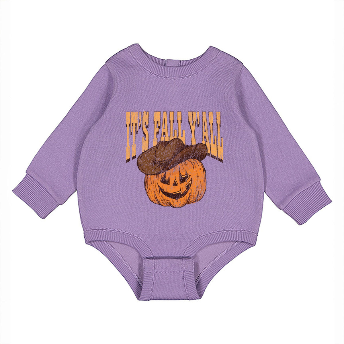 It's Fall Y'all Jack-O-Lantern - Infant Fleece BodySuit