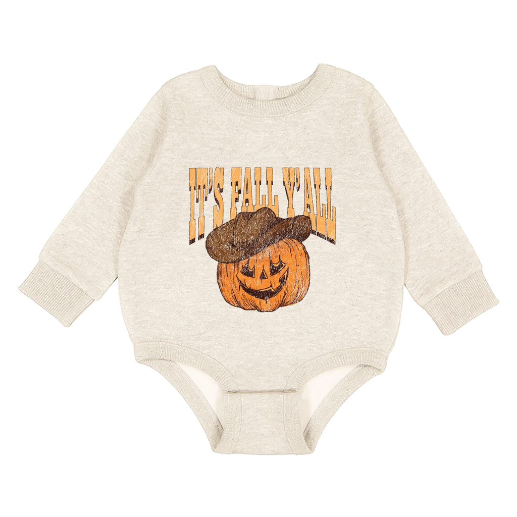 It's Fall Y'all Jack-O-Lantern - Infant Fleece BodySuit