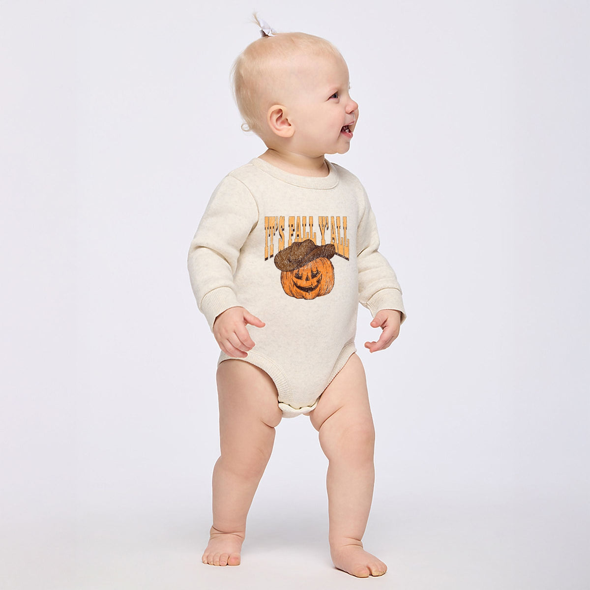 It's Fall Y'all Jack-O-Lantern - Infant Fleece BodySuit
