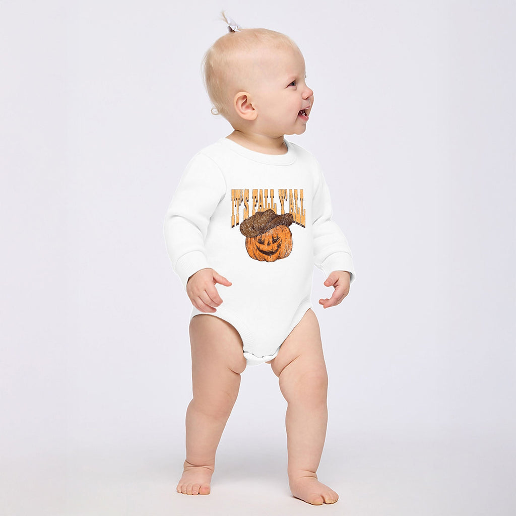 It's Fall Y'all Jack-O-Lantern - Infant Fleece BodySuit